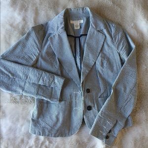 Sandro seersucker blazer